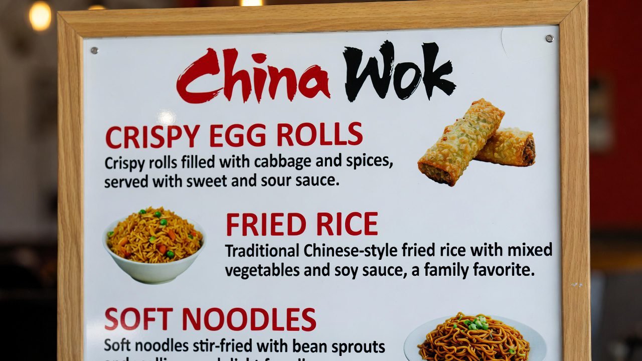 China Wok Menu