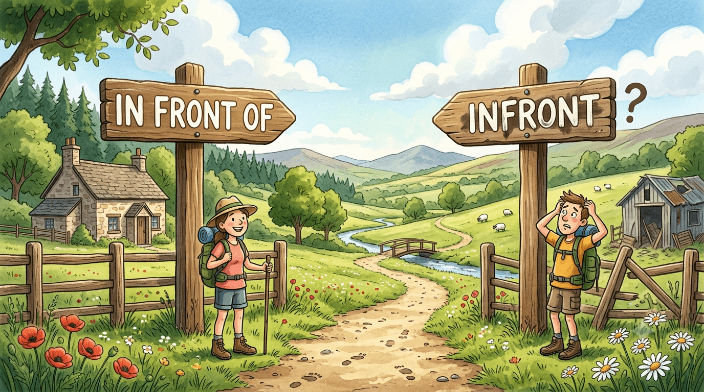 Infront or In Front