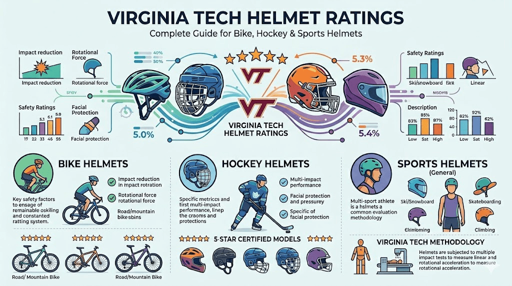 Virginia Tech Helmet Ratings